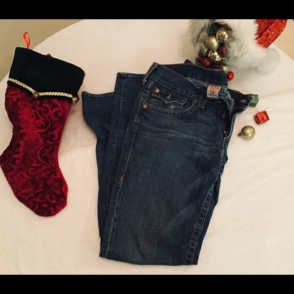 “TRUE RELIGION ” -RICKY- Men’s blue jeans. - Picture 4 of 8